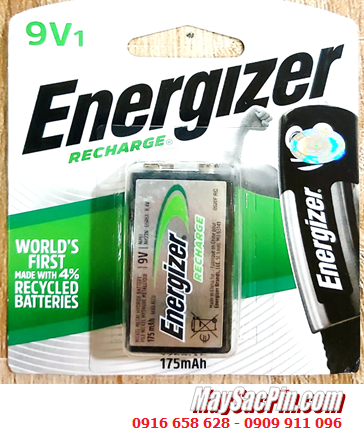 Energizer NH-22BP1/ 6HR61, Pin sạc 9v vuông Energizer NH-22BP1/ 6HR61 (175mAh)